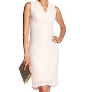 Hope & Harlow blush lace dress